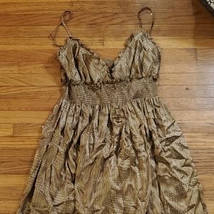 BCBG Max Azria woven silk dress